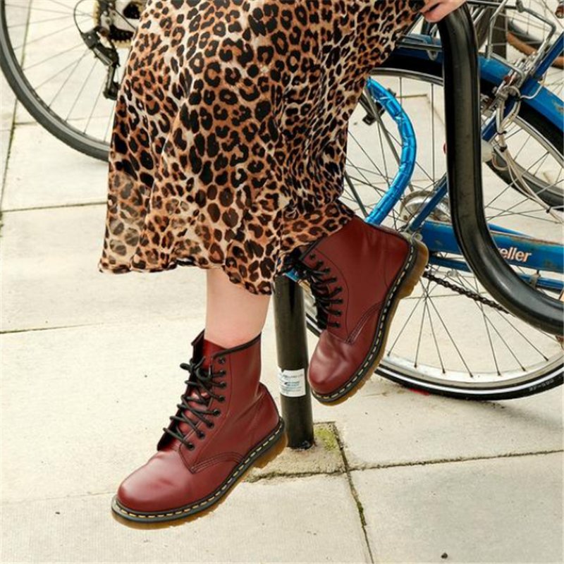 bota marteens 1460 cherry red