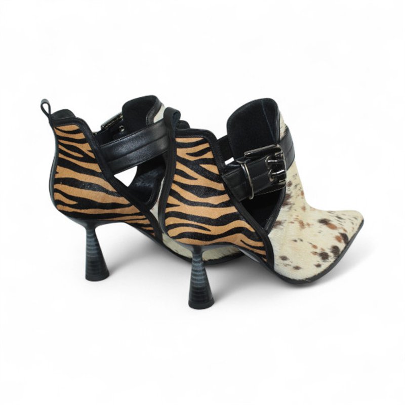 botin piel print animal