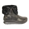 botin casual piel con cremallera exterior con forro impermeable de goretex