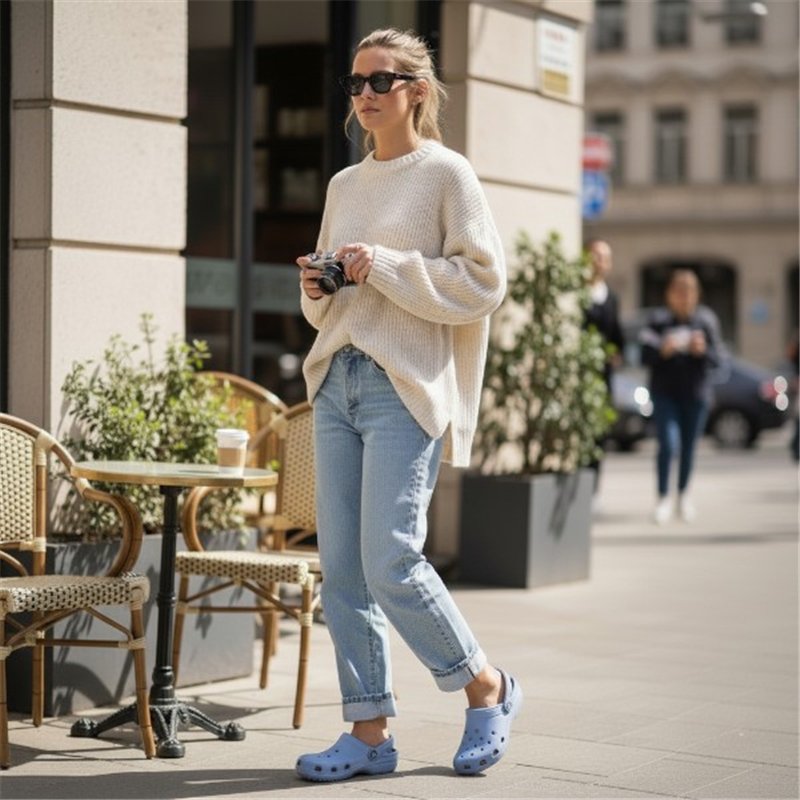 Crocs Zueco Classic blue haze