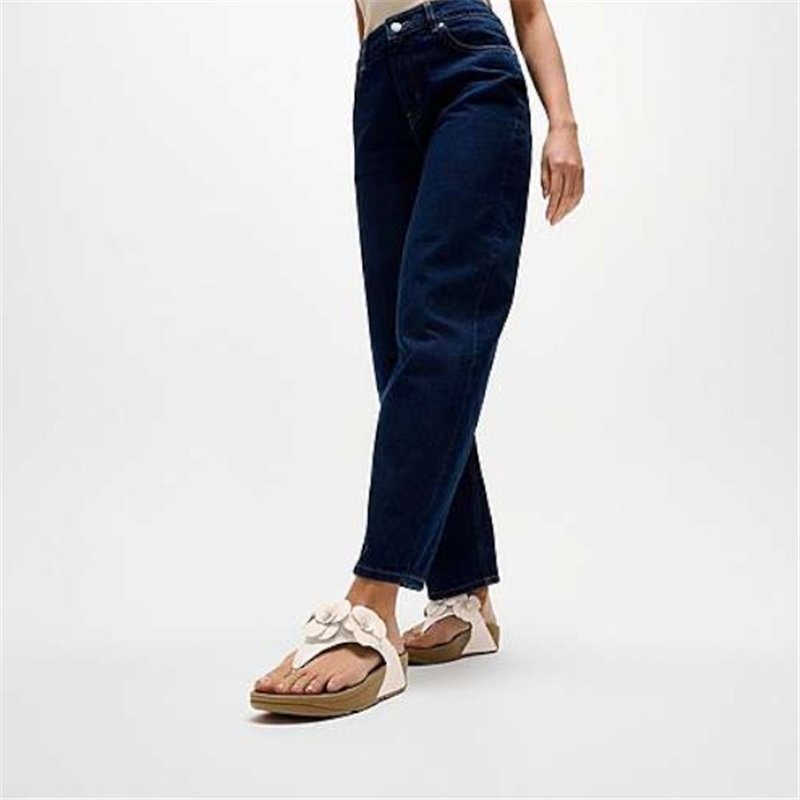 Fitflop sandalia Lulu flower blanco