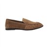 mocasin con copete cosido manual