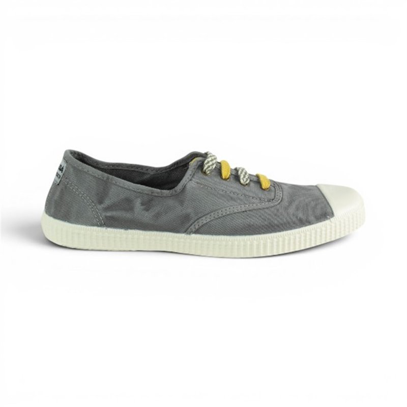 Cero de costa zapatilla de lona gris