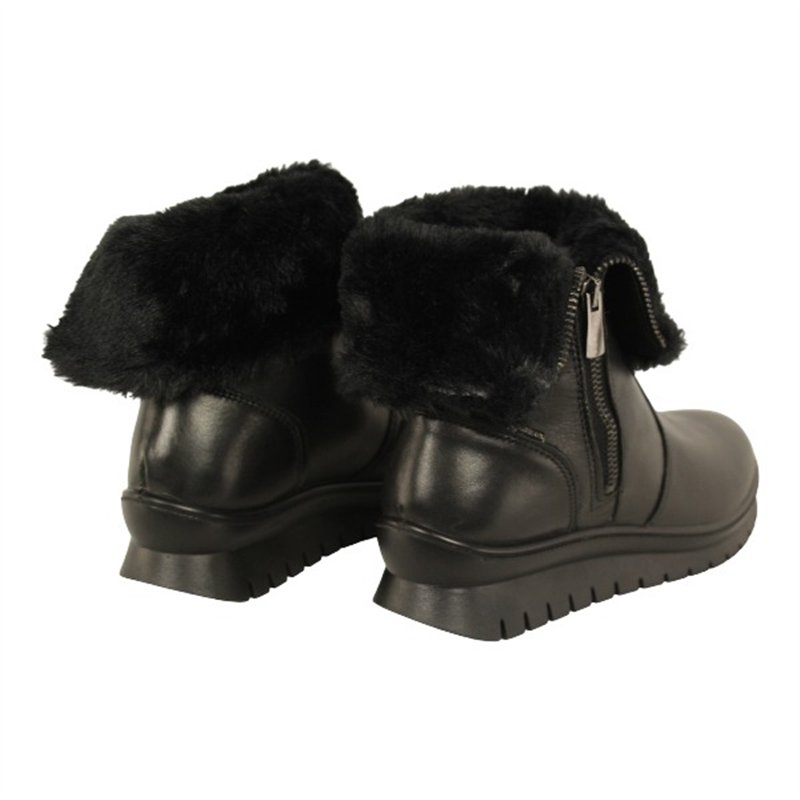 botin casual piel con cremallera exterior con forro impermeable de goretex