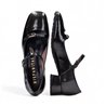 bailarina hebilla tacon 3 cm piel charol linea oporto