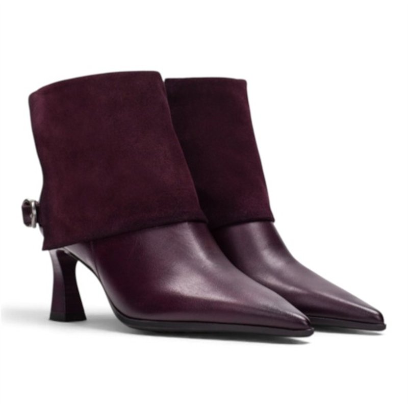 Hispanitas Botin Paris solapa burdeos