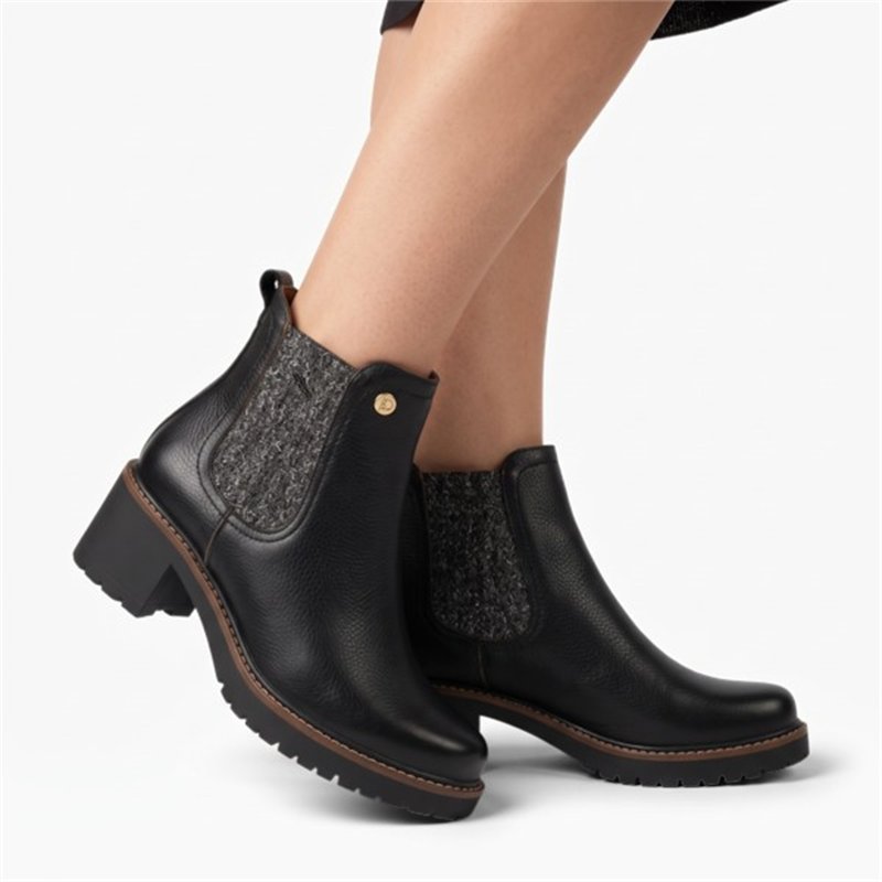 Pitillos botin chelsea negro