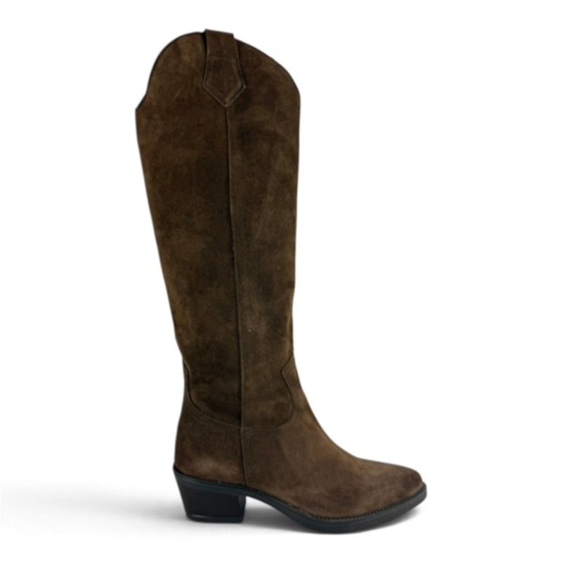Viguera bota cow marron