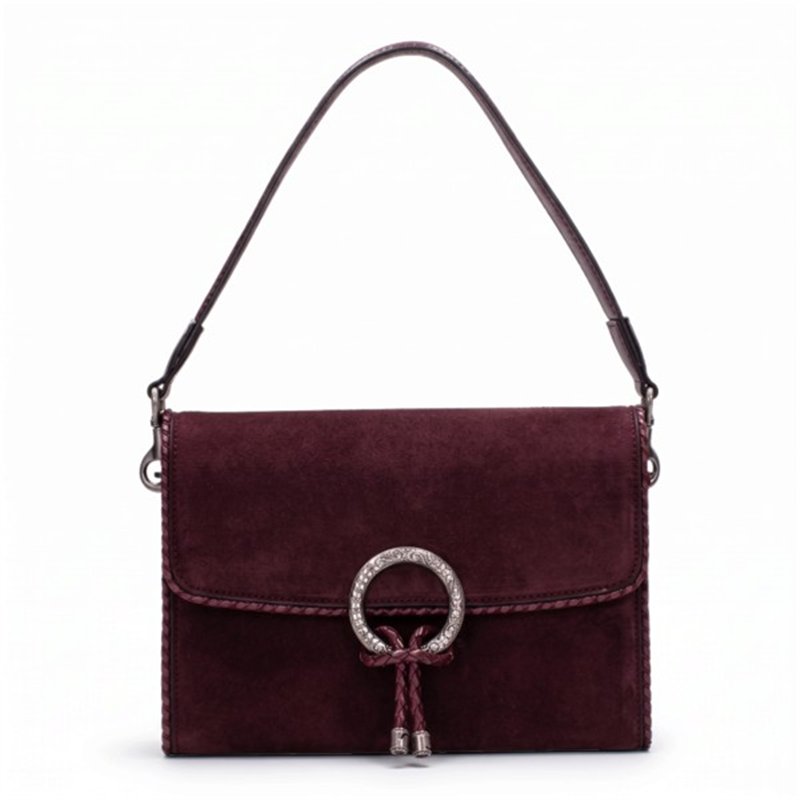 Hispanitas bolso de hombre burdeos