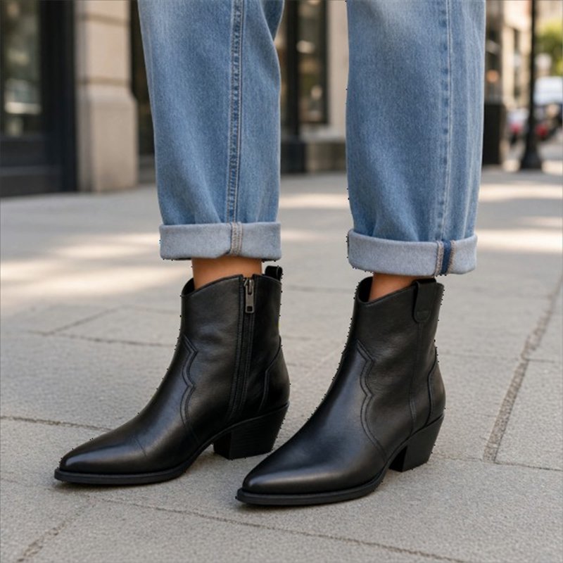 Another trend botin cow piel