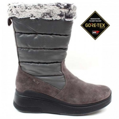 bota cuña forrada en pelo con goretex