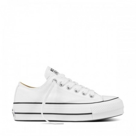 zapatilla converse chuck taylor all star canvas platform white