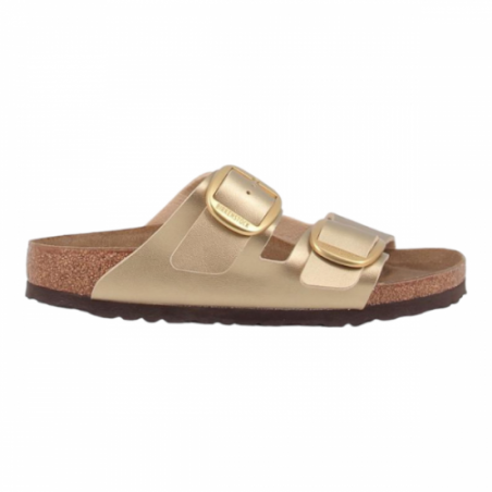 Birkenstock Arizona big buckle Gold