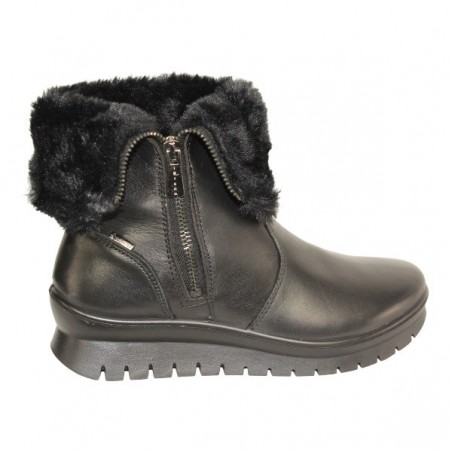 botin casual piel con cremallera exterior con forro impermeable de goretex