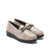24hrs Mocasin Charol Coco Beige