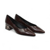 salon tacon 5 cm con tacon forrado fantasia con piso goma patin flexible