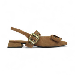 salon con tacon 3 cm abierto talon con lazo y pulsera