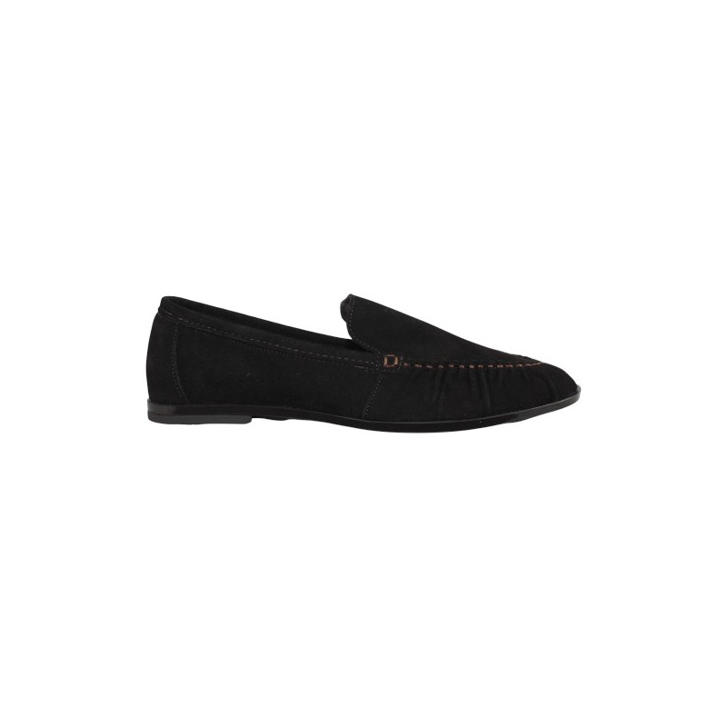 mocasin con copete cosido manual