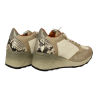 deportivo con cuña piel combinada con cordon elastico