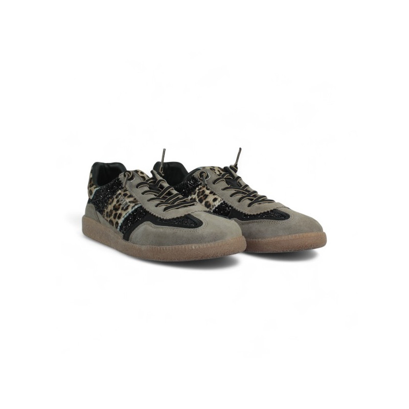 deportivo combinado glitter y print animal