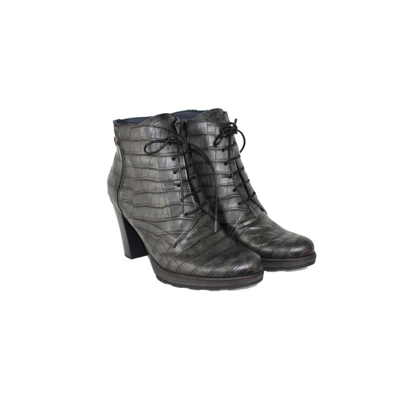 BOTIN CORDON PIEL GRABADA COCO DE DORKING