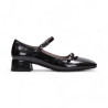 bailarina hebilla tacon 3 cm piel charol linea oporto