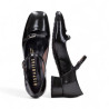 bailarina hebilla tacon 3 cm piel charol linea oporto