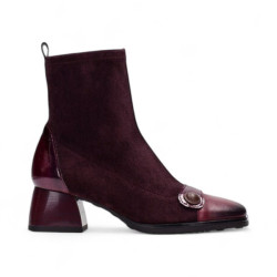 botin combinado strech con punta cuadrada linea marsella