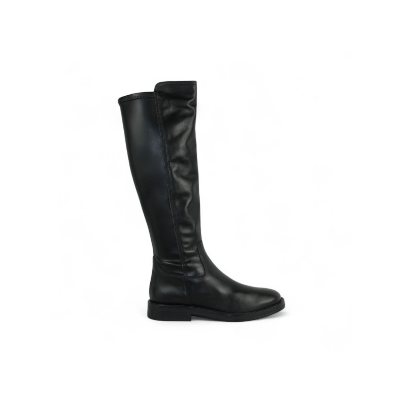bota piel combinada licra