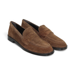 mocasin piel piso flexible