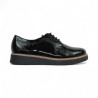 zapato cordon piso goma piel charol