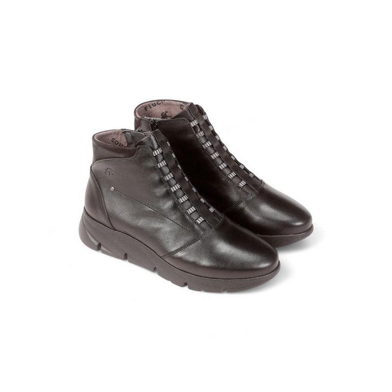 botin con piso goma 4 cm linea bona cierre elasticos