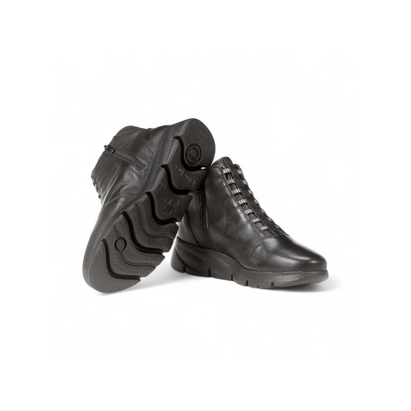 botin con piso goma 4 cm linea bona cierre elasticos