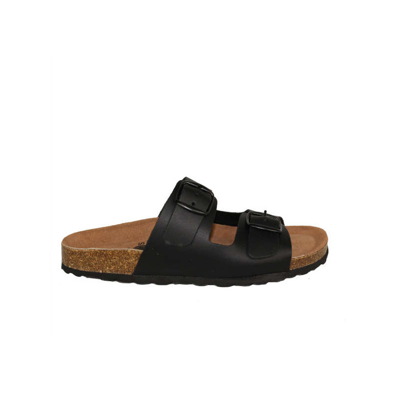 SANDALIA CON 2 HEBILLAS Y PLANTA BIO CONFORT