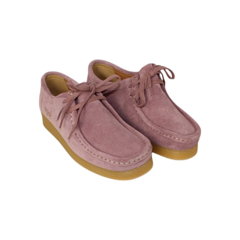 zapato tipo walabee piel velour modelo bee