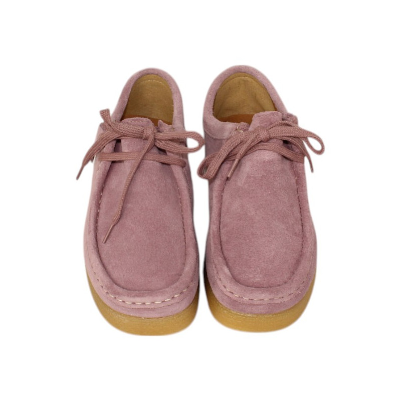 zapato tipo walabee piel velour modelo bee