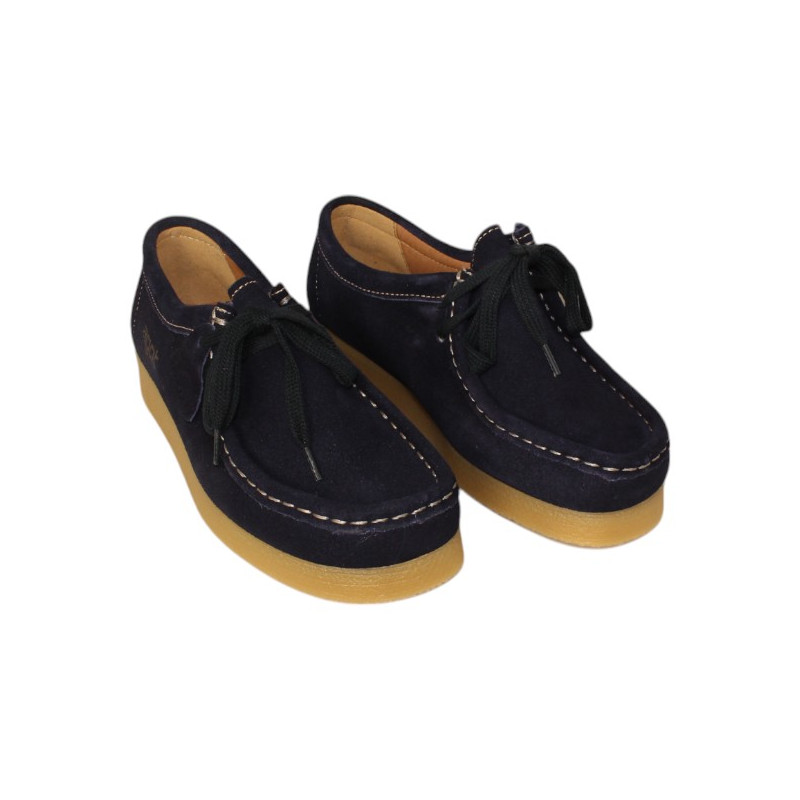 zapato tipo walabee piel velour modelo bee