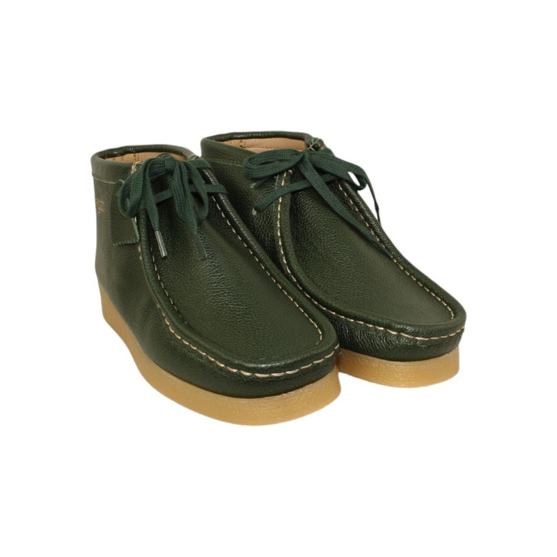 botin tipo walabee piel velour fabricado en españa