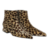botin tejido print leo