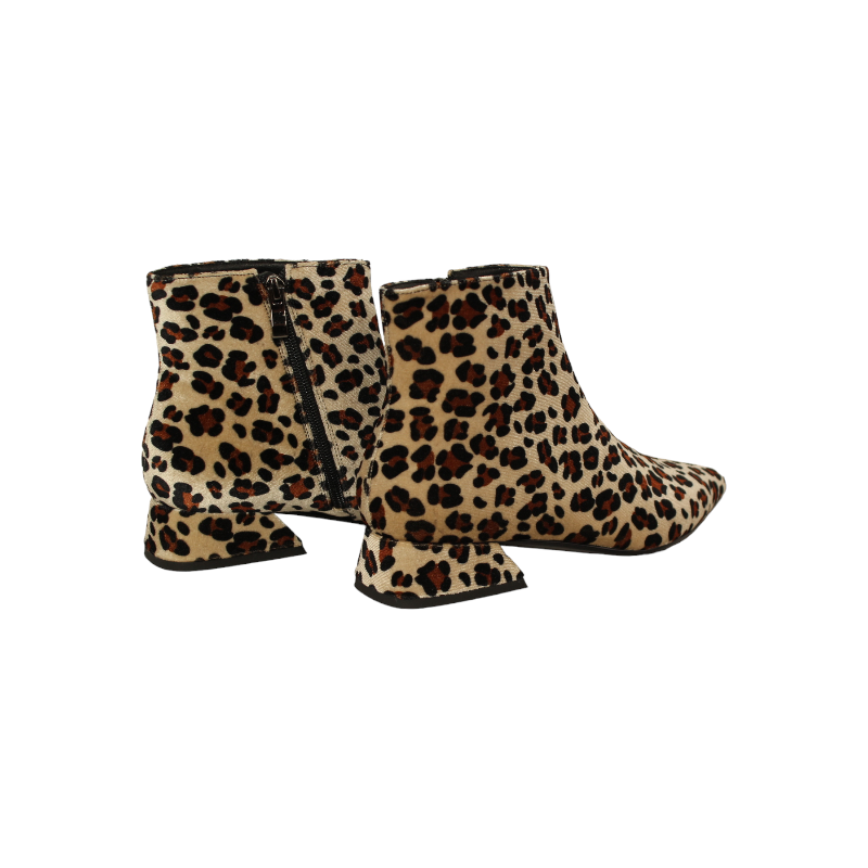 botin tejido print leo