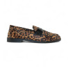 mocasin piel print leo