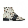 botin hebilla piel print cow modelo calima