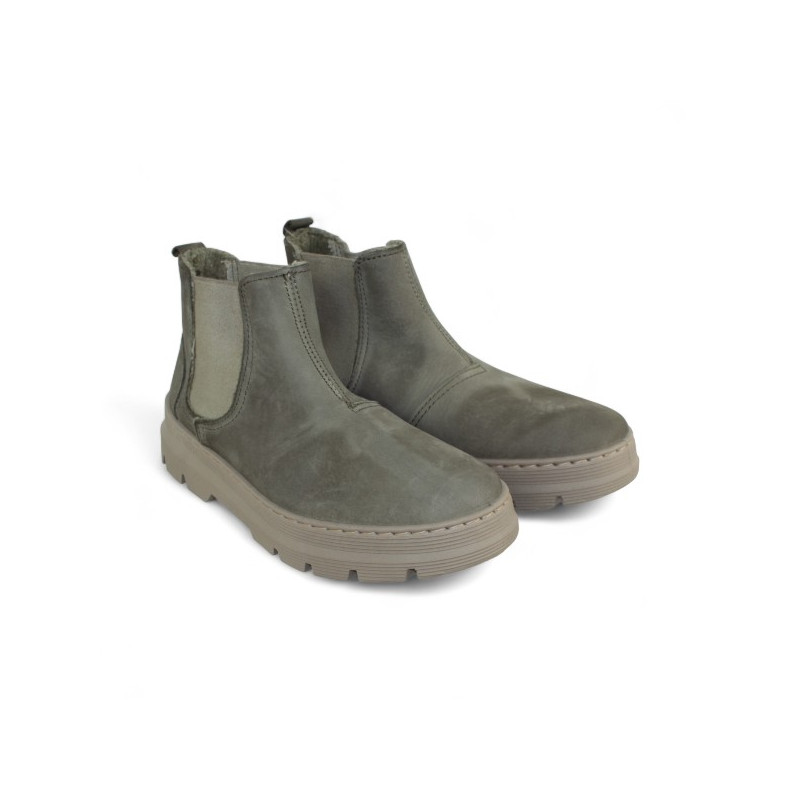 botin chelsea peonia marron