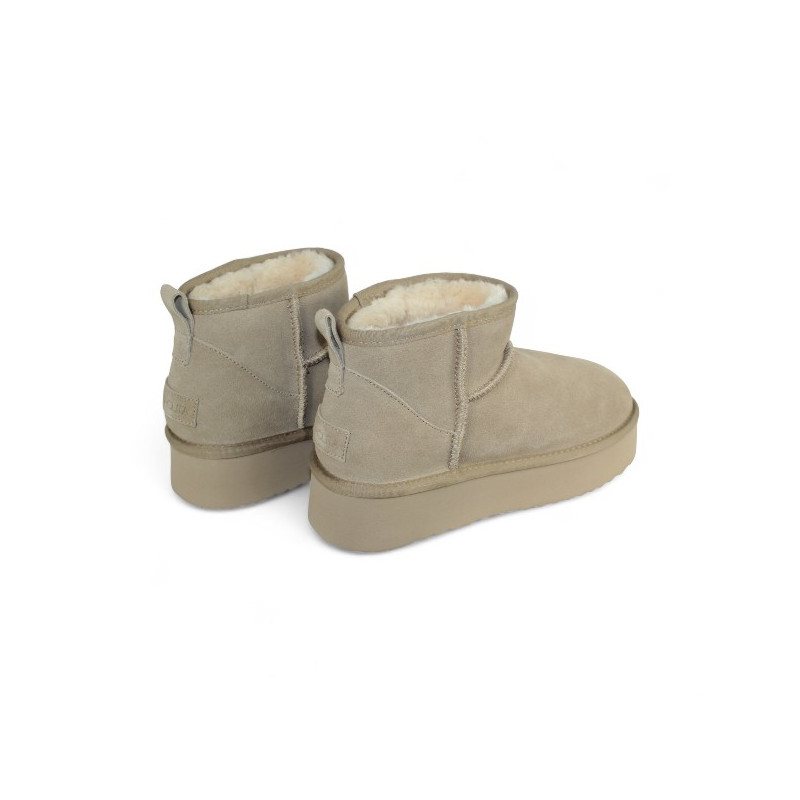 botin forrado pelo piel tratada con impermeabilizante y piso doble
