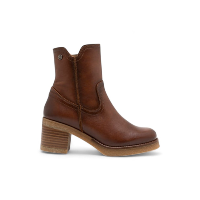 Molly botin tacon suela piso crepelina cuero