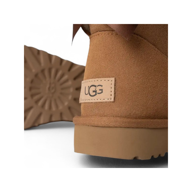 UGG MINI BALEY BOW CHESTNUT