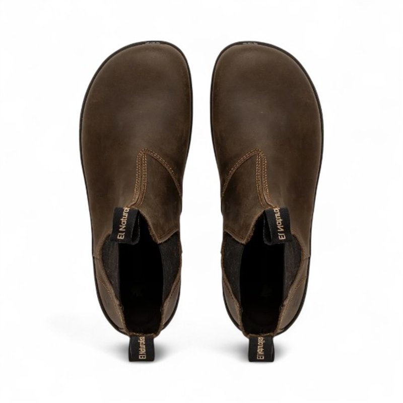 botin chelsea linea nomada kaki