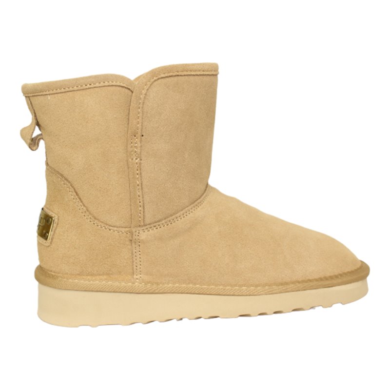 botin piel serraje forrado en pelo modelo Thais