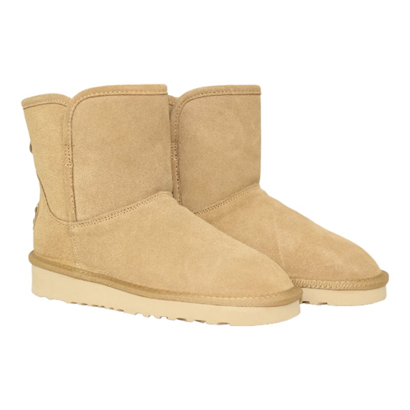 botin piel serraje forrado en pelo modelo Thais