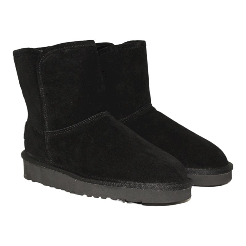 botin piel serraje forrado en pelo modelo Thais